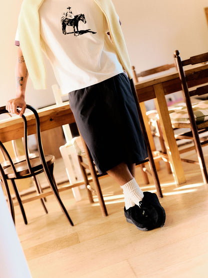 TRACK SHORTS - DARK PLAID