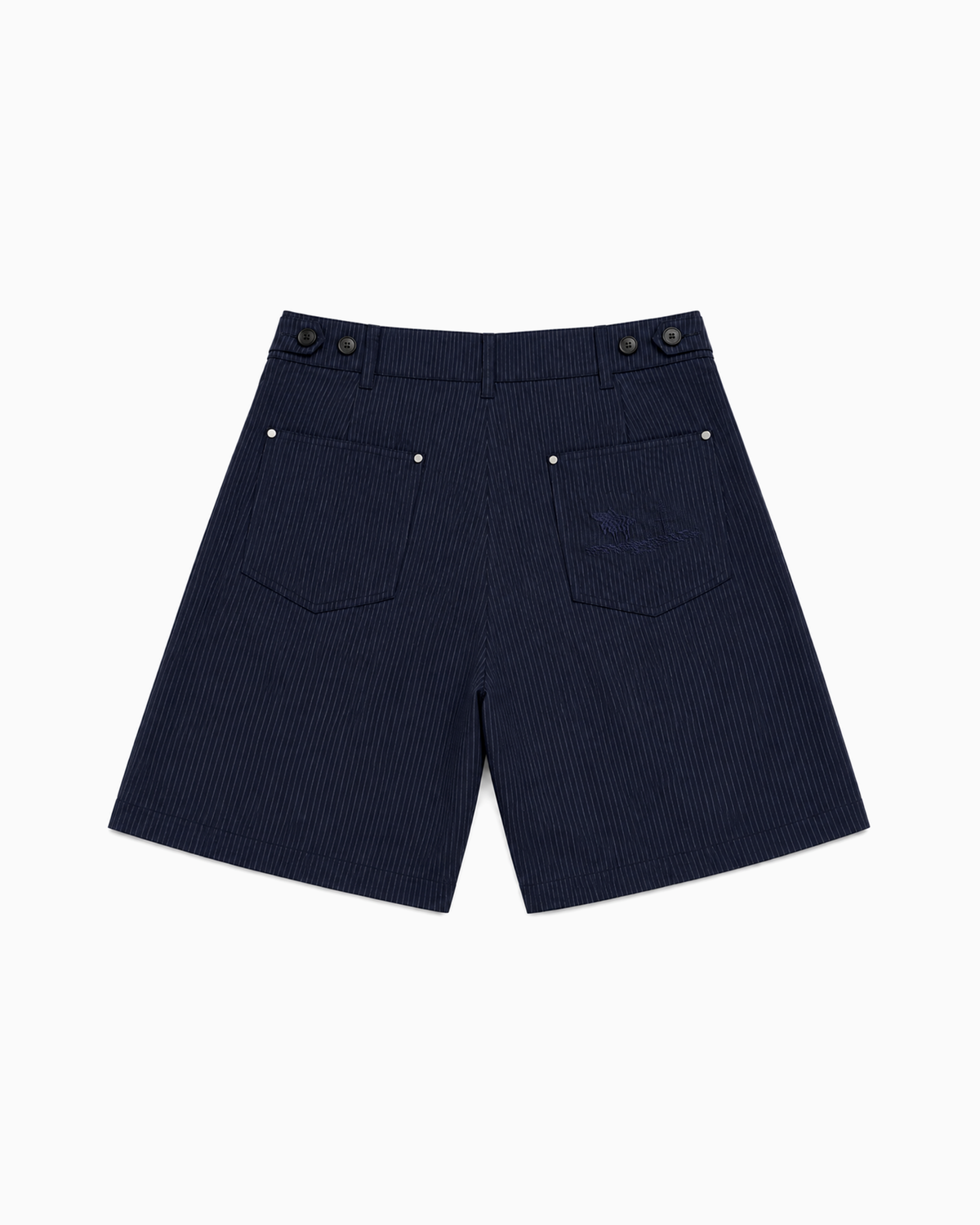 PLEATED SHORTS PINSTRIPE