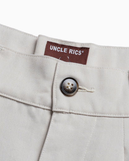 PLEATED SHORTS CREAM