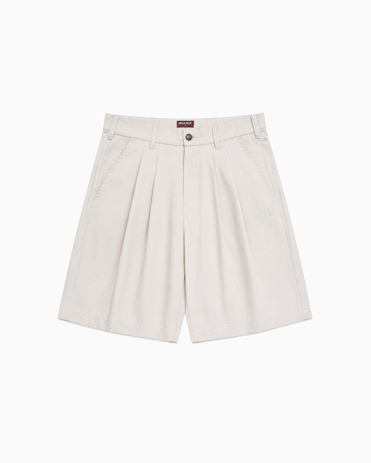 PLEATED SHORTS CREAM