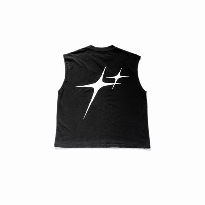 PROJECT | MUSCLE TEE | WASHED BLACK