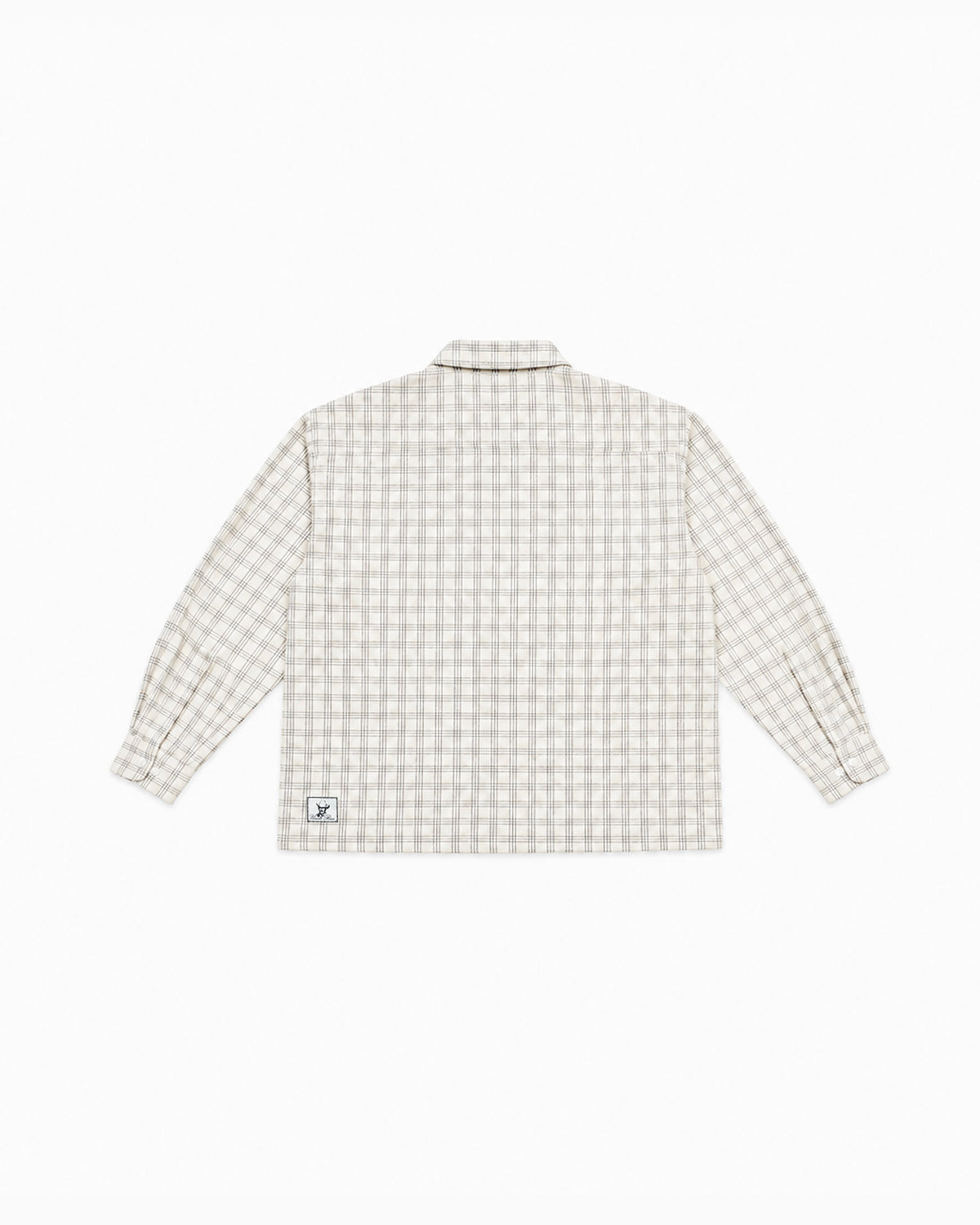 SEERSUCKER PLAID OFF-WHITE