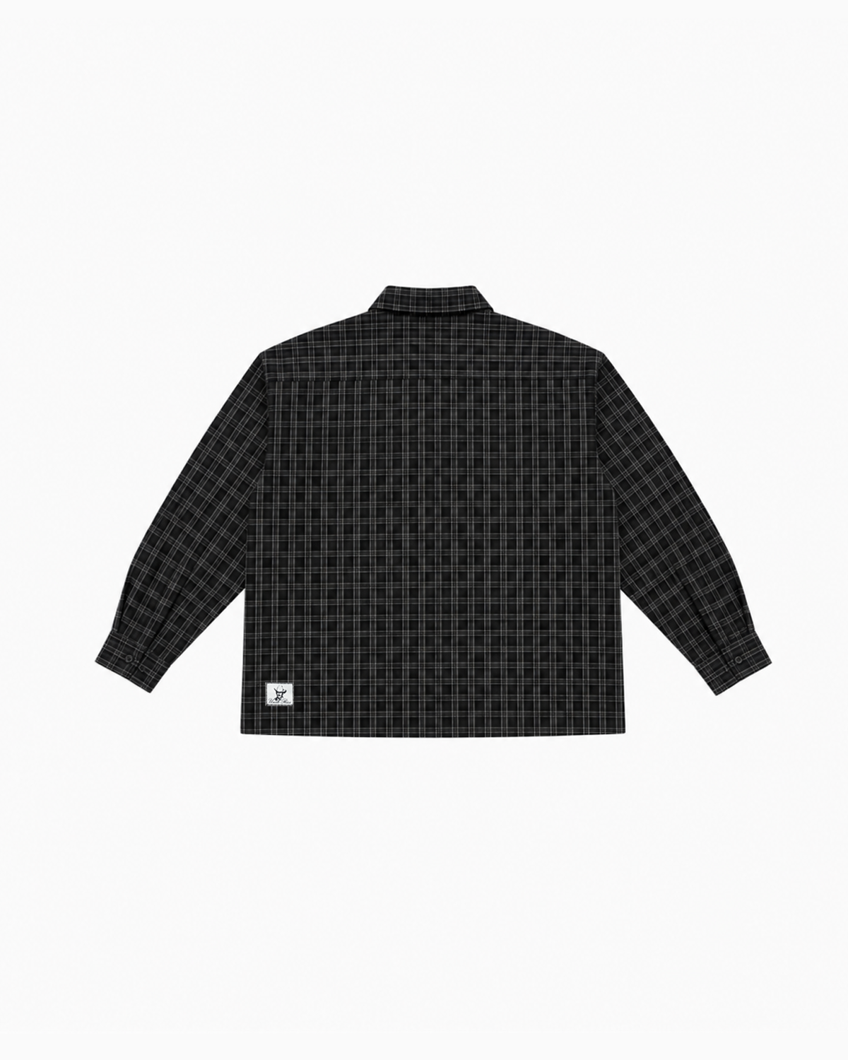 SEERSUCKER PLAID BLACK