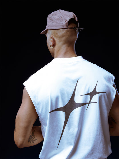 PROJECT | MUSCLE TEE | WHITE