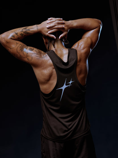 PROJECT | RUNNING SINGLET | BLACK