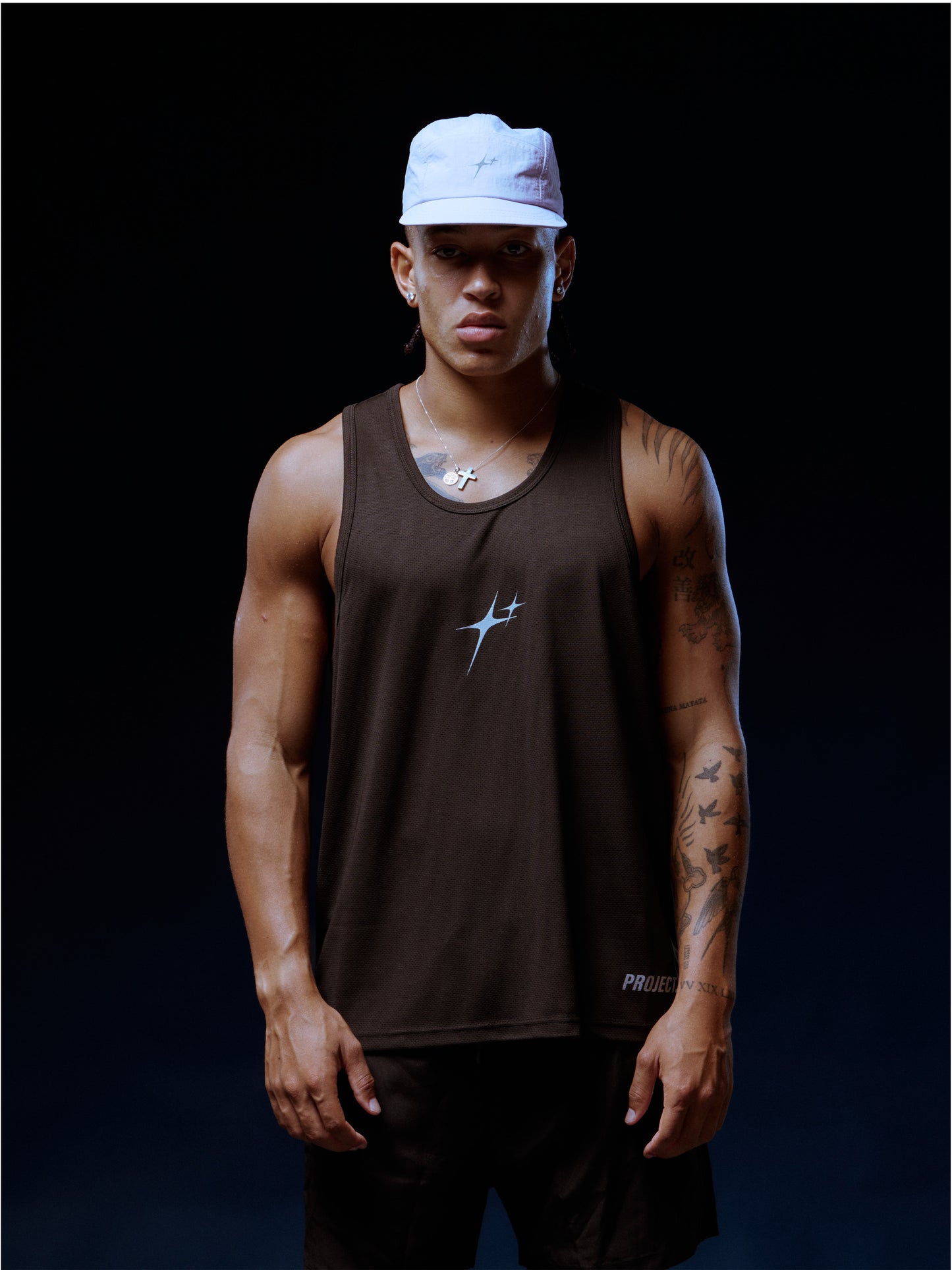 PROJECT | RUNNING SINGLET | BLACK