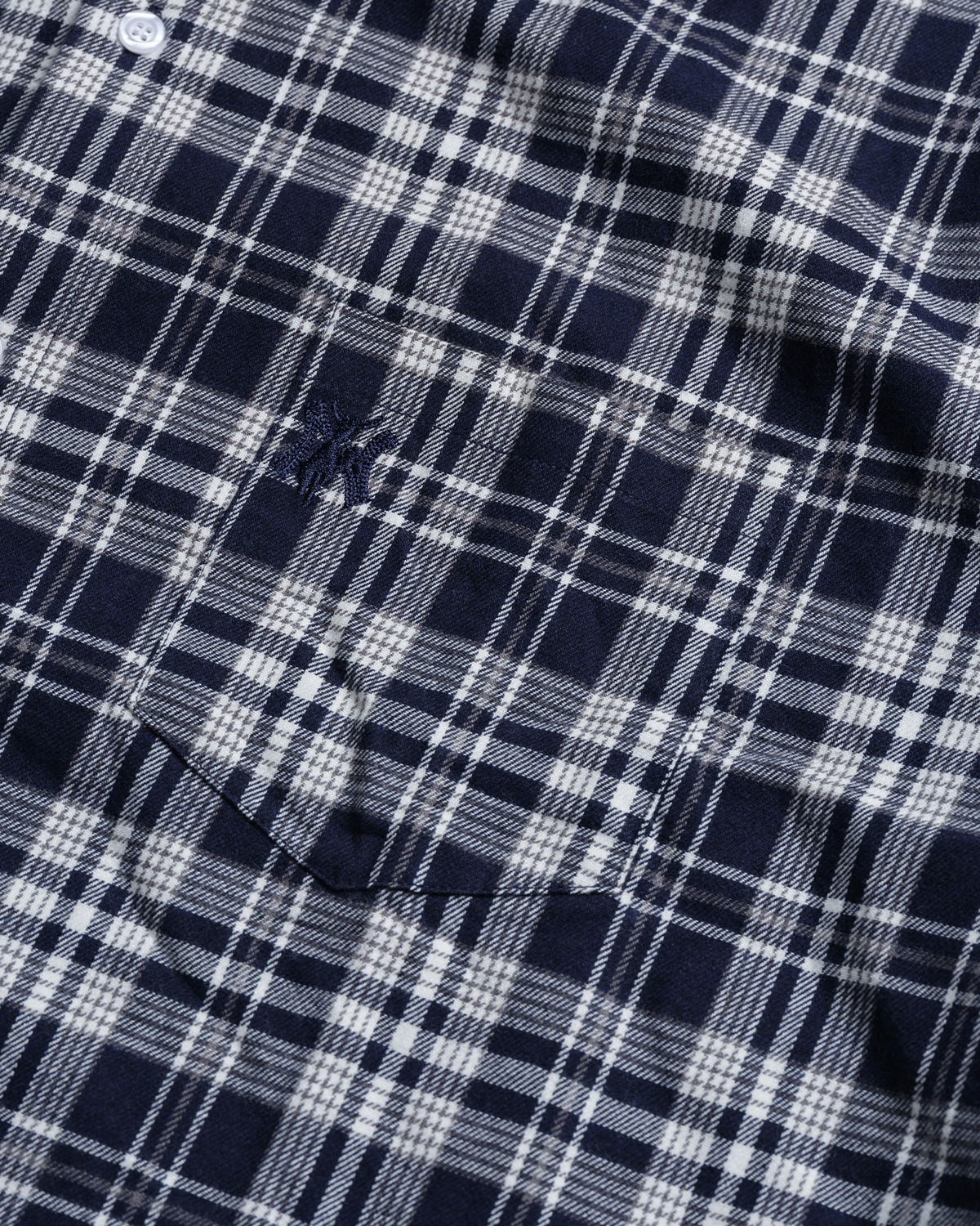 NAVY PLAID FLANNEL