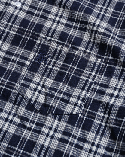 NAVY PLAID FLANNEL