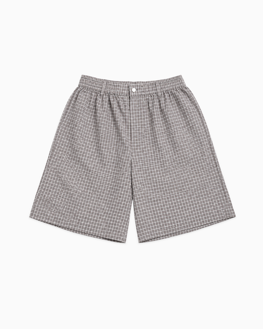 TRACK SHORTS - LIGHT PLAID
