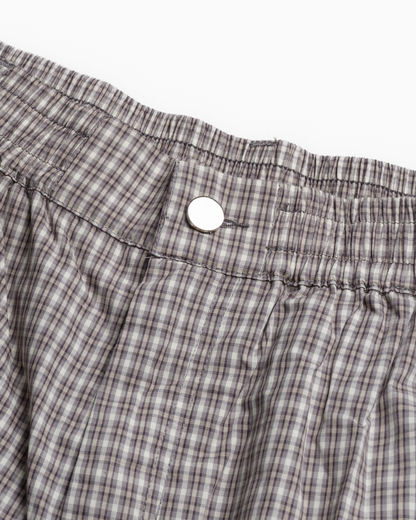 TRACK SHORTS - LIGHT PLAID