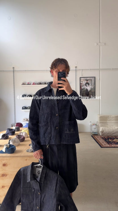 CHORE JACKET SELVEDGE DENIM