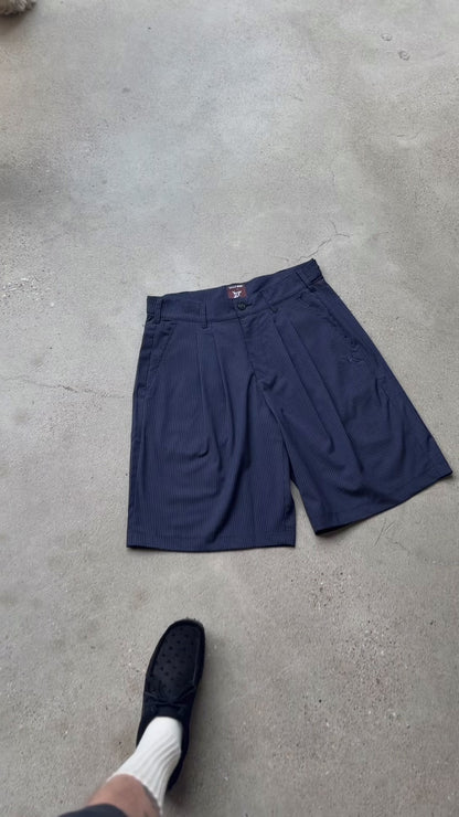PLEATED SHORTS PINSTRIPE