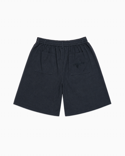 TRACK SHORTS - DARK PLAID