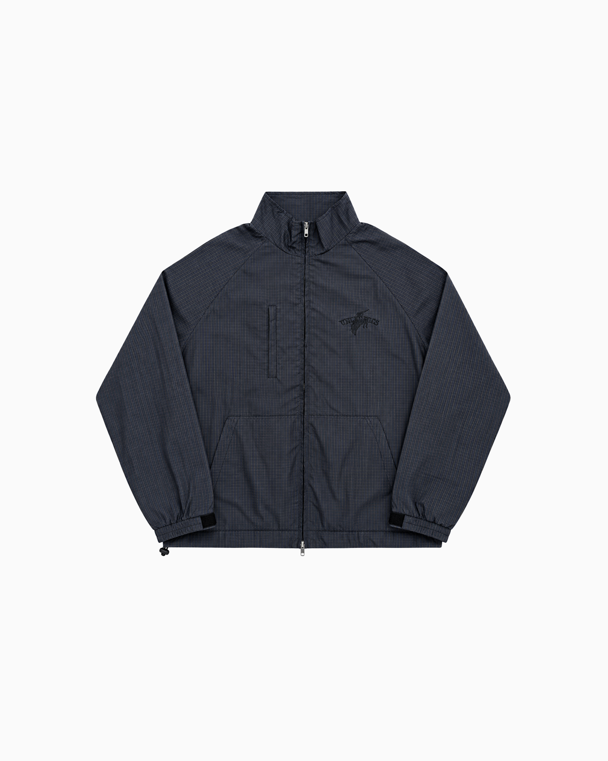 TRACK JACKET - DARK PLAID